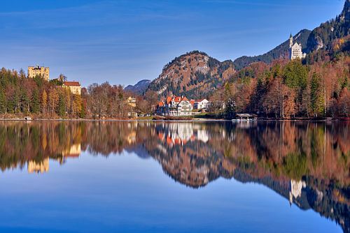 Laat in de herfst aan de Alpsee in Hohenschwangau