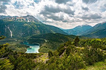 Vue du Blindsee Trail sur le Blindsee sur Leo Schindzielorz