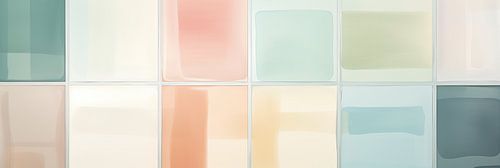 Œuvre d'art abstraite géométrique