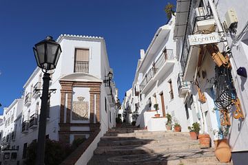 Mooiste witte dorp van Spanje Frigiliana, Costa del Sol, Andalusie