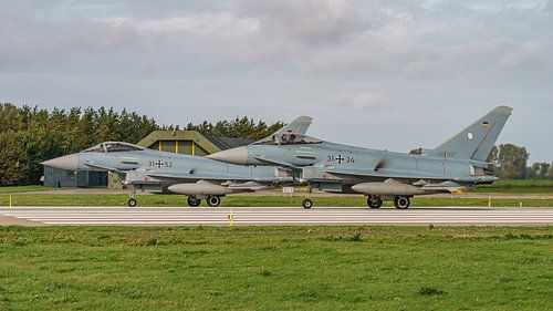 Deux Eurofighter Typhoons de la Luftwaffe.