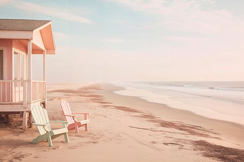 Wild Californisch strand