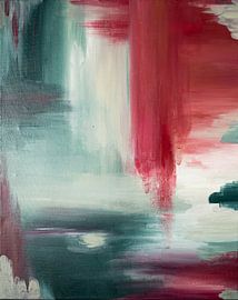 Kleurrijk Modern Abstract II van Lianne Landsman