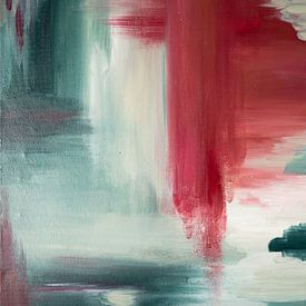 Kleurrijk Modern Abstract II van Lianne Landsman