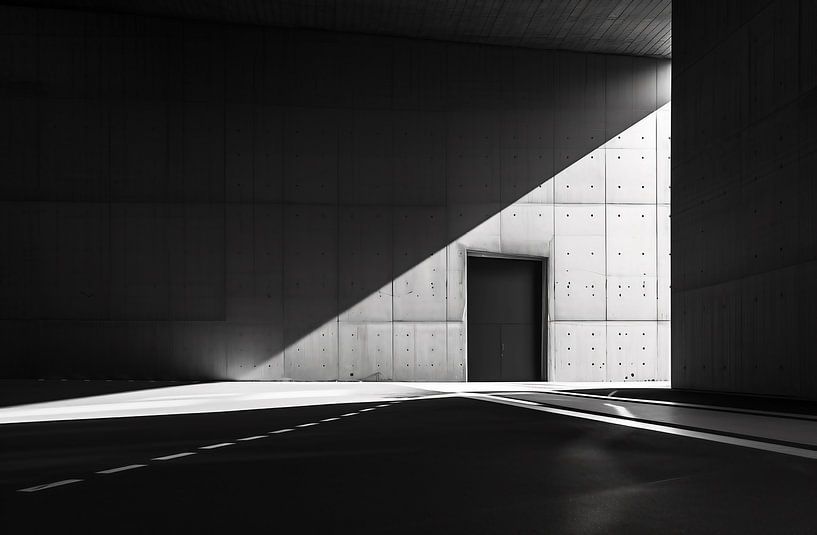 Moderne architectuur van fernlichtsicht