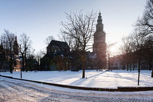 Martini churchyard in winter by Volt