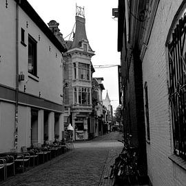 Alkmaar Nordholland Schwarz und Weiß von Hendrik-Jan Kornelis