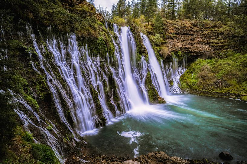 Burney waterfall by Loris Photography