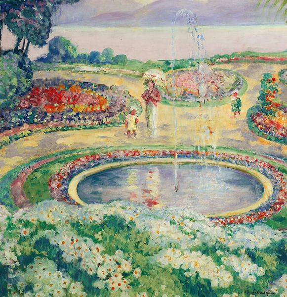 Le jardin des fleurs, Henri Lebasque par Des maîtres magistraux