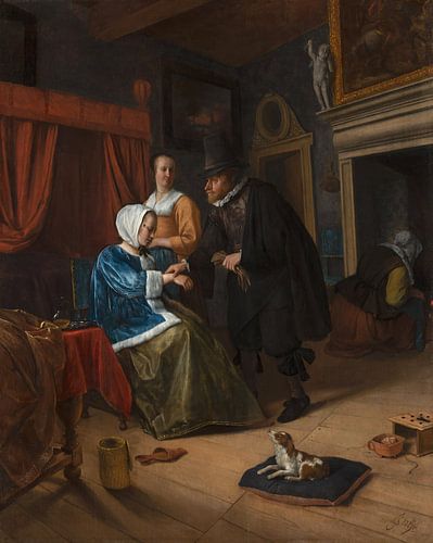 De zieke meid, Jan Steen...