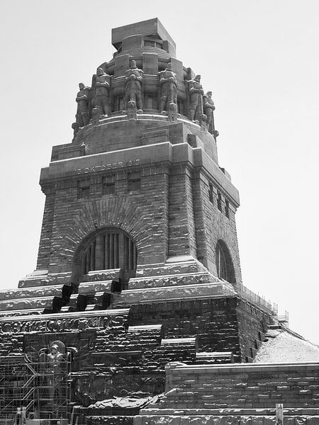 Völkerschlachtdenkmal Leipzig im Winter von Michael Moser