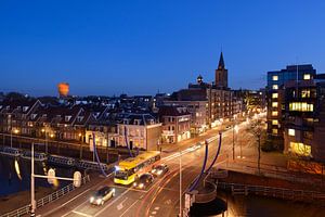 Monicabrug, Nieuwekade en St. Jacobsstraat in Utrecht van Donker Utrecht