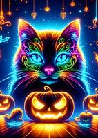 Halloween kat