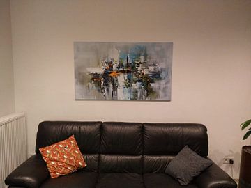 Klantfoto: Abstract Energy van Gena Theheartofart
