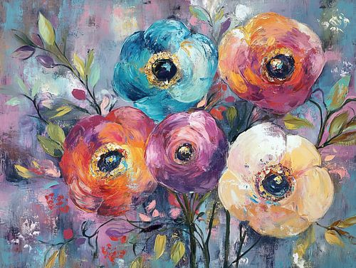 Bunte Blumen | Buntes Blumenfeld