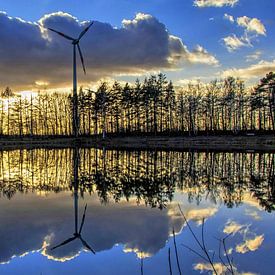 zonsondergang van Henk bohmers