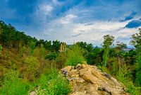 A view of the Klusfelsen in the Harz Mountains