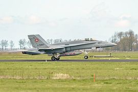 Start der Schweizer McDonnell Douglas F/A-18C Hornet.