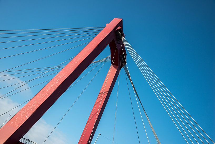 Willemsbrug Rotterdam van Mark De Rooij