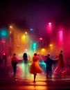 Dansend in de straten tijdens een zwoele zomernacht. Deel 17 van Maarten Knops thumbnail