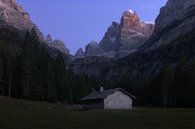 Beautiful soft colors during the blue hour in the Dolomites. by Jos Pannekoek thumbnail