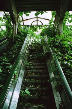 Verborgen natuur: de groene trap van Poster Art Shop