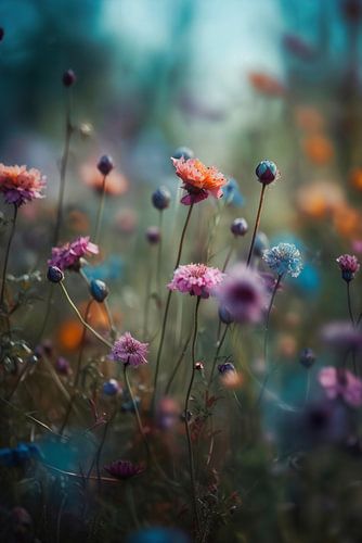 Colorful Field Flowers No 2