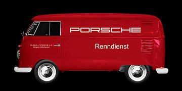 VW Bus T1 Porsche racing service by aRi F. Huber