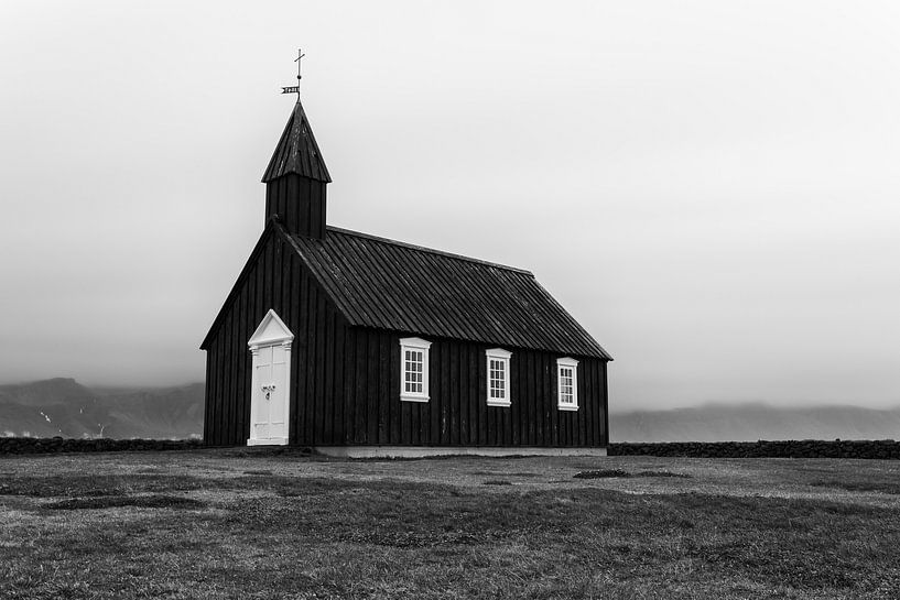 Búðakirkja Black Church by Stephan van Krimpen