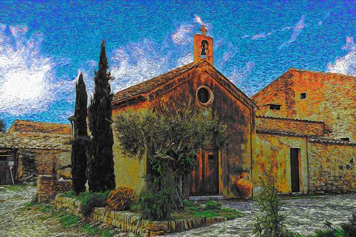 Finca Son Real, Kapel (Mallorca) | Van Gogh-stijl