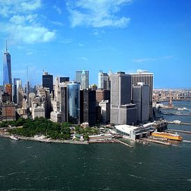 New York (Manhattan) aus der Luft von Peter Pijlman