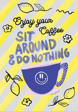 Geniet van koffie van Baroo Bloom