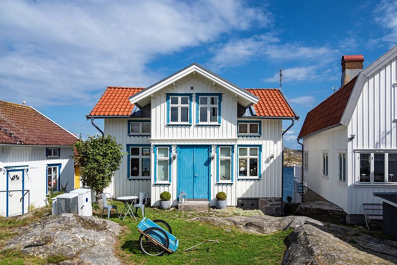 Bâtiment dans le village de Gullholmen en Suède par Rico Ködder