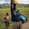 Portrait d'enfants en Ouganda sur Teun Janssen