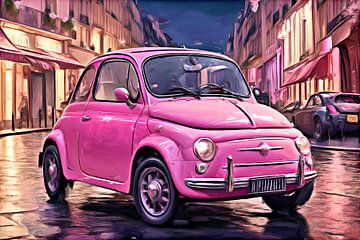 Fiat 500 - Pretty In Pink sur DeVerviers