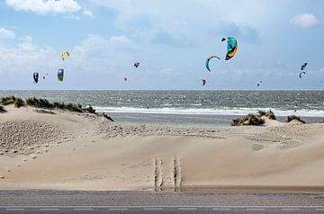 Kites at the Brouwersdam
