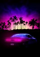 Challenger at Sunset