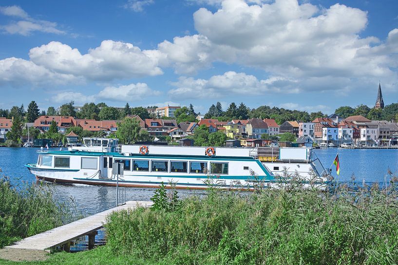 Inselstadt Malchow in der Mecklenburgischen Seenplatte von Peter Eckert