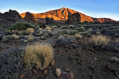 Sunrise at the foot of the Pico del Teide - Beautiful Tenerife