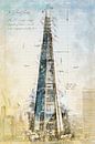 The Shard, Londen van Theodor Decker thumbnail