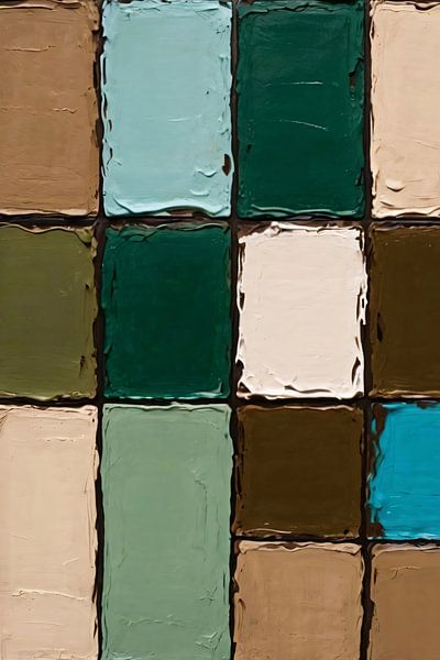 Geometric abstract colour pattern by Art & Soul Creations