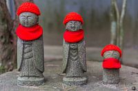 Japanese monks figurines