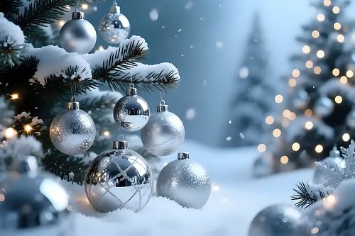 Feestelijke rust in de sneeuw