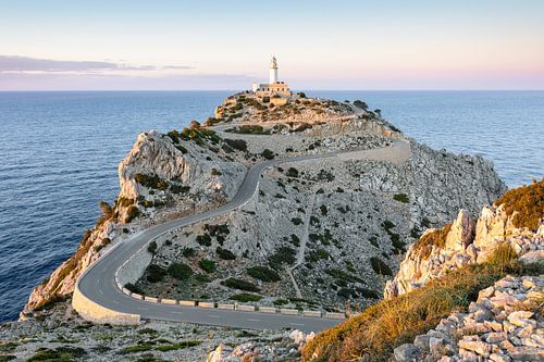 Evening sun at Far de Formentor in Mallorca
