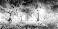 Digital-Art Fantasy Landscape III by Melanie Viola thumbnail