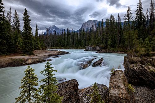 The Kicking Horse River in Canada