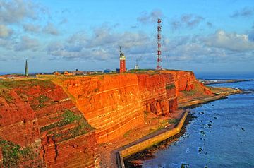 Helgoland in the evening light by Martina Fornal