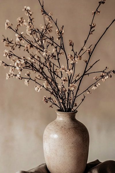 Ceramic vase with branches by Imperial Art House
