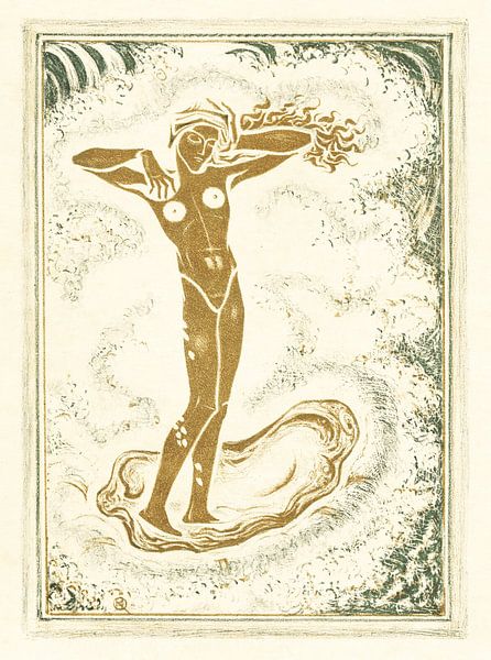 Richard Roland Holst, Birth of Venus (1924) by Atelier Liesjes