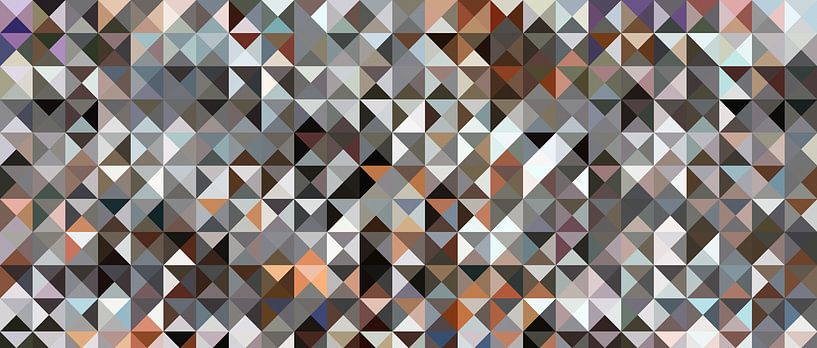 Driehoeken met grijs van Marion Tenbergen